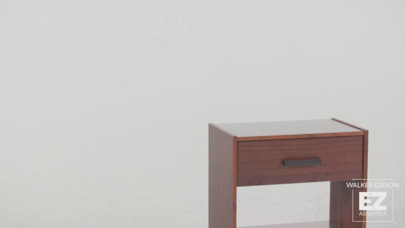 Declan 1-Drawer Solid Wood Nightstand With Handles - Image 8