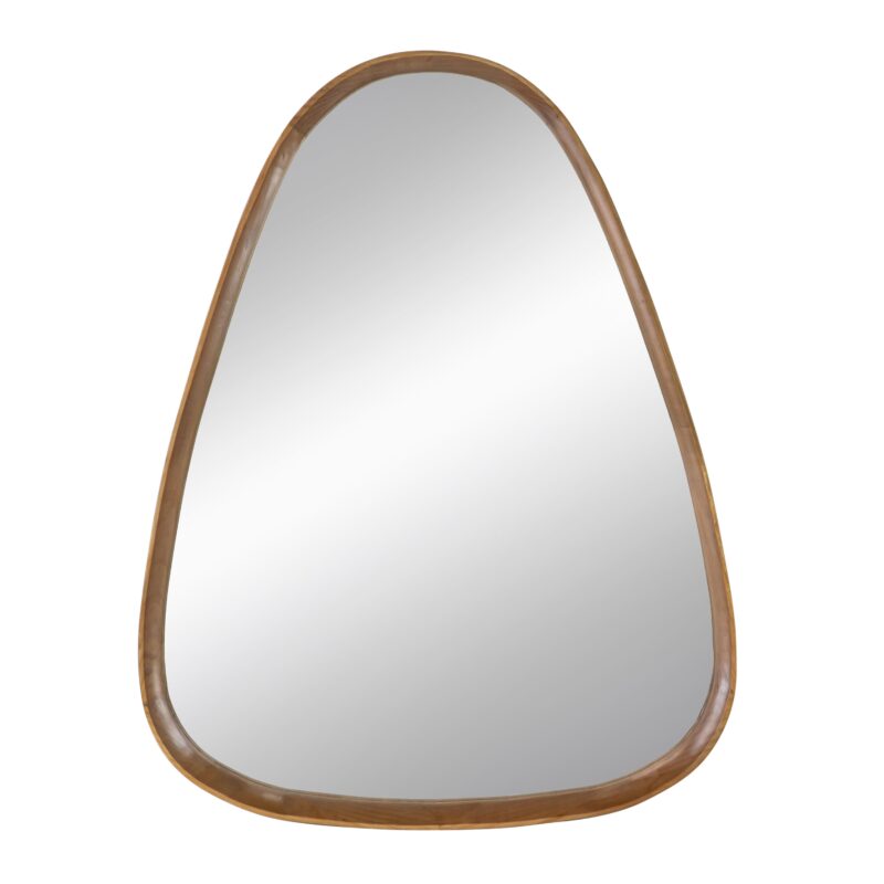 Walker Edison | Curve Design Wood Mirror - Image 2