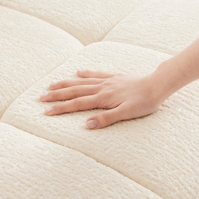 Walker Edison | Chenille Tufted 3 Seater Sofa Set With Ottoman And Throw Pillows - Image 11
