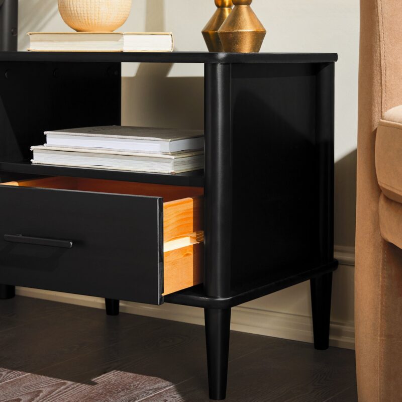 Walker Edison Spindle Transitional 1-Drawer Nightstand - Image 16