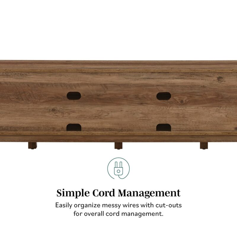 Barn Door 70" Rustic TV Stand - Image 5