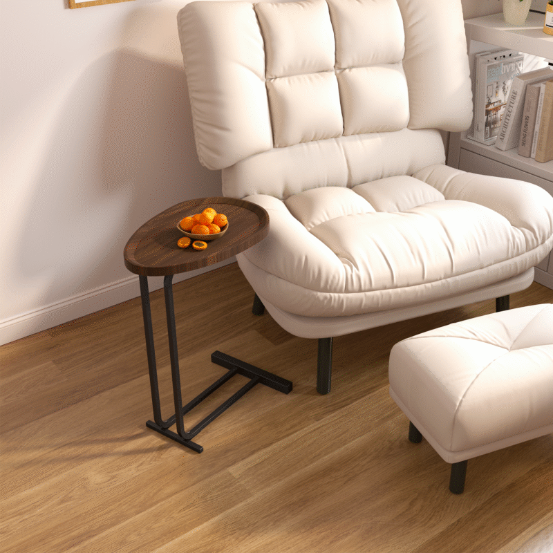 Walker Edison | C Shape End Table for Sofa and Bedside - Image 11