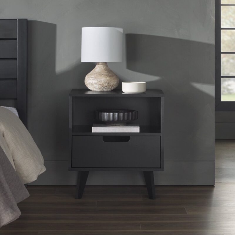 Sloane Hans Mid-Century Modern Angle-Leg Nightstand - Image 2