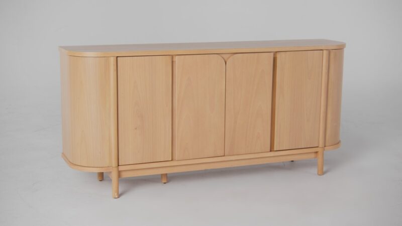 Ezra 70" Modern Curved Sideboard Cabinet - Image 19