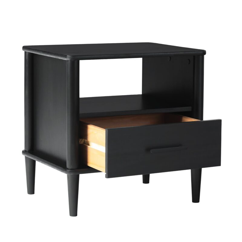 Walker Edison Spindle Transitional 1-Drawer Nightstand - Image 17
