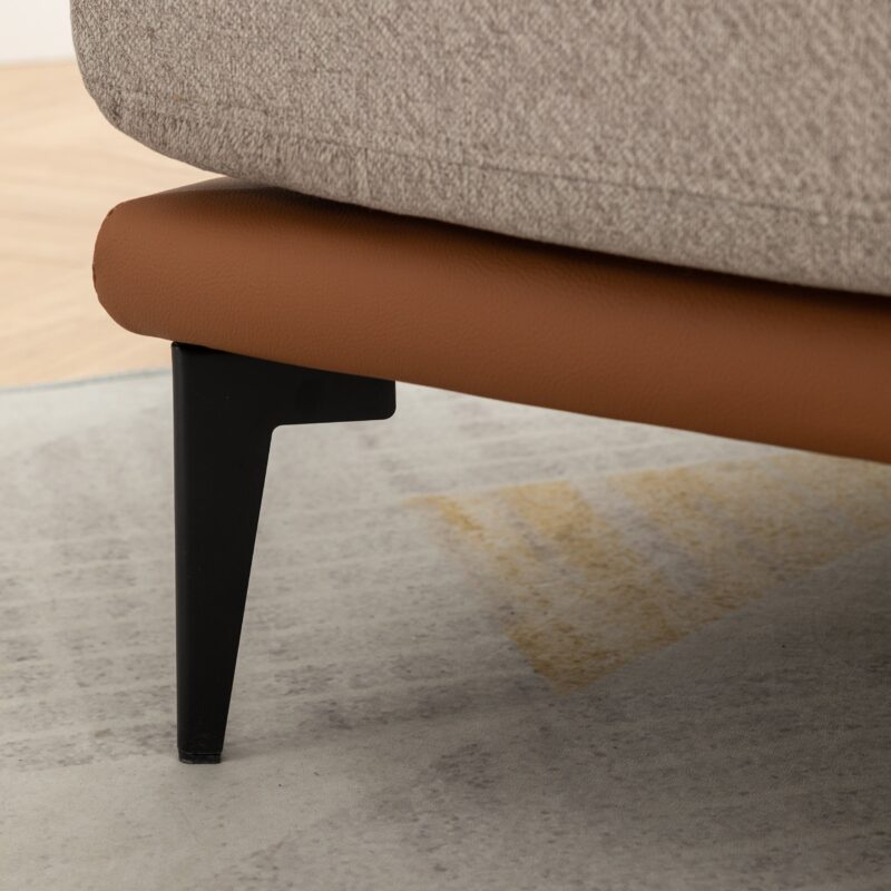 Walker Edison | Modern Two-tone Barrel Accent Chair - Image 12