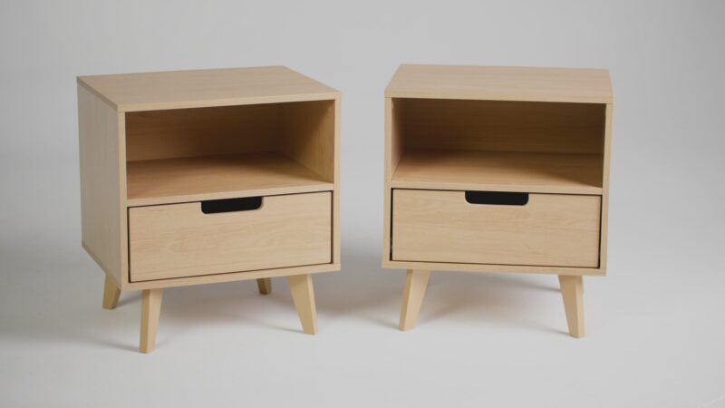 Sloane Hans Mid-Century Modern Angle-Leg Nightstand - Image 23