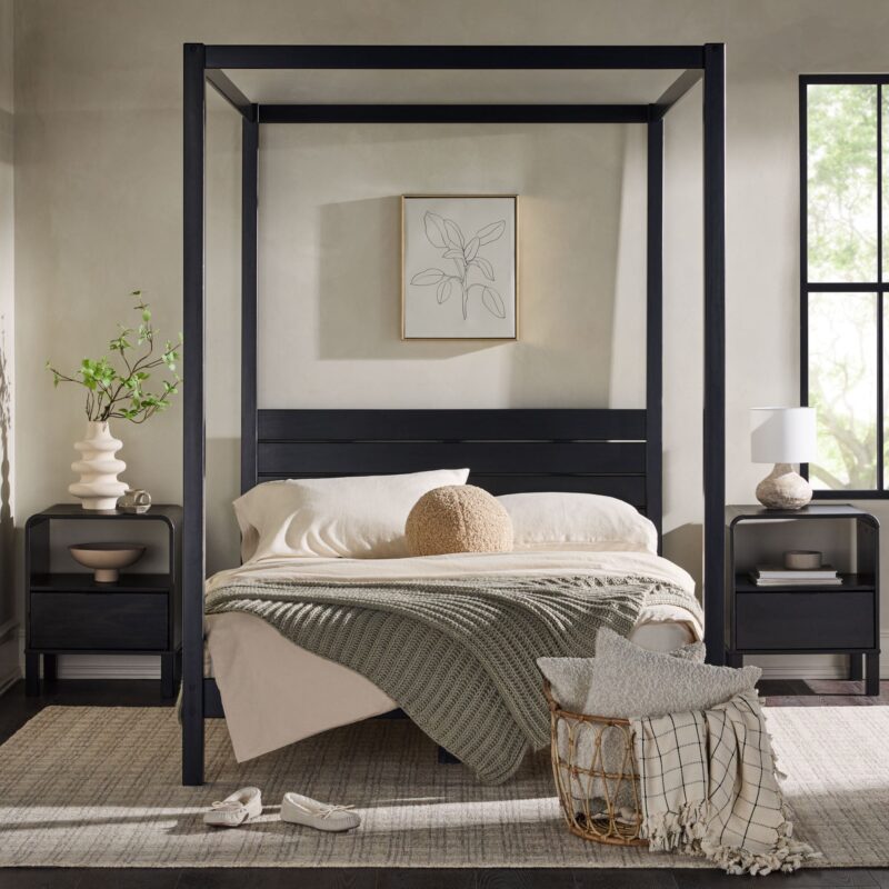 Isla Solid Wood Canopy Bedframe Collection - Image 19
