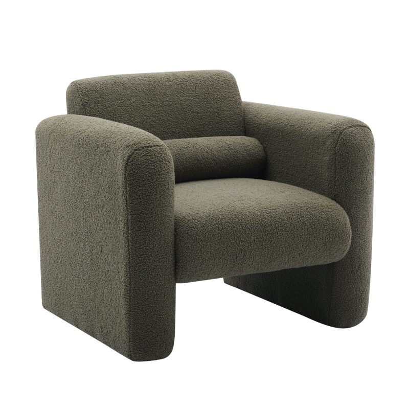 Walker Edison | Sherpa Modern Cloud Accent Chair - Image 11