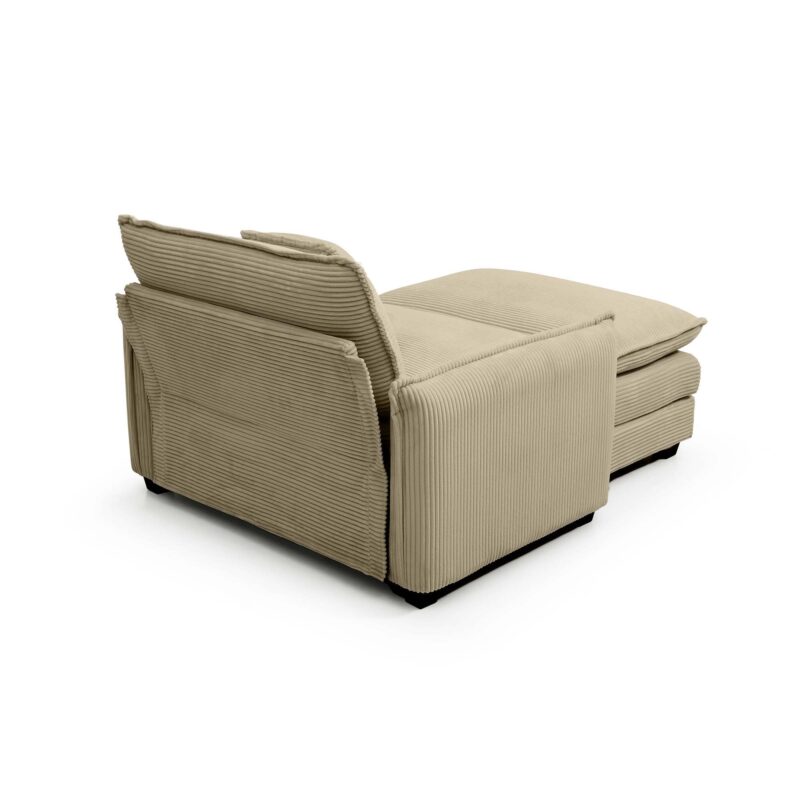 Walker Edison | Cloud Deep Sofa Chair With Ottoman - Image 9