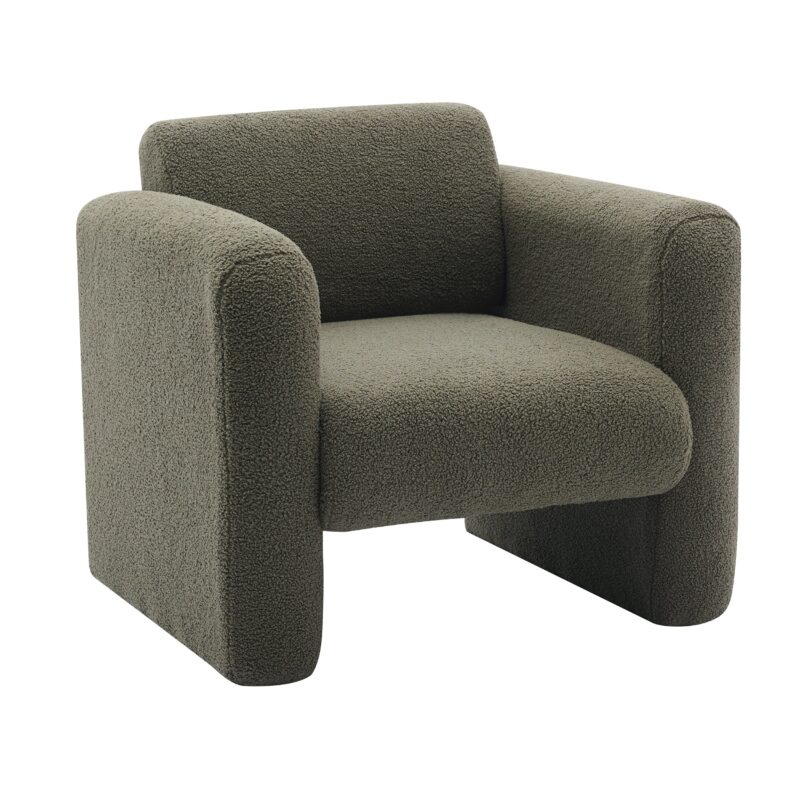 Walker Edison | Sherpa Modern Cloud Accent Chair - Image 12