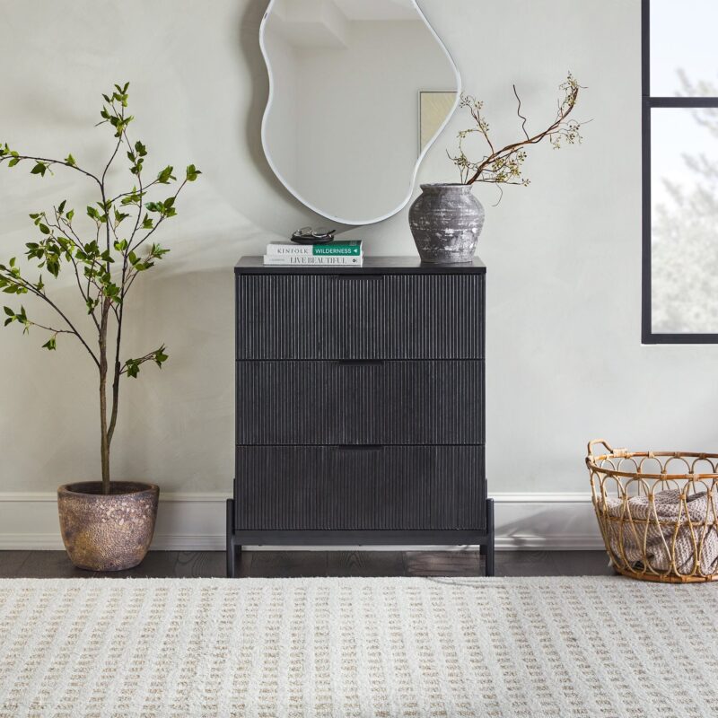 Paris Modern Scandinavian Reeded Chest - Image 12
