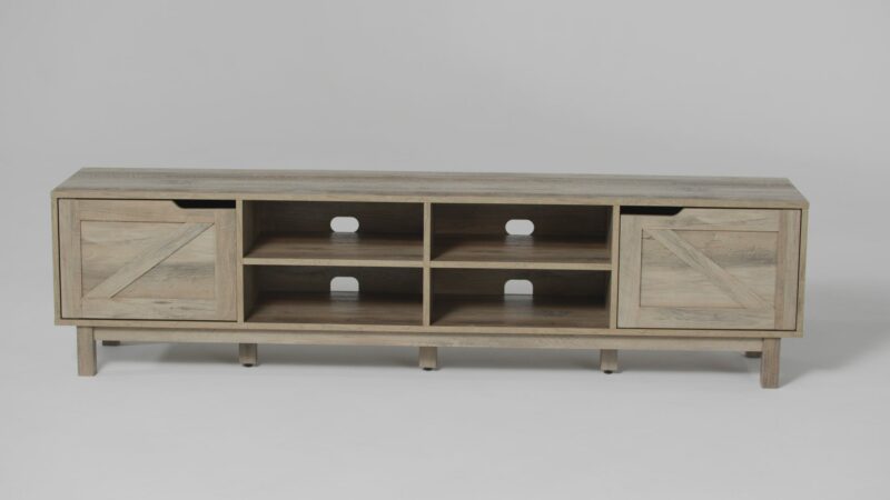 Barn Door 70" Rustic TV Stand - Image 13