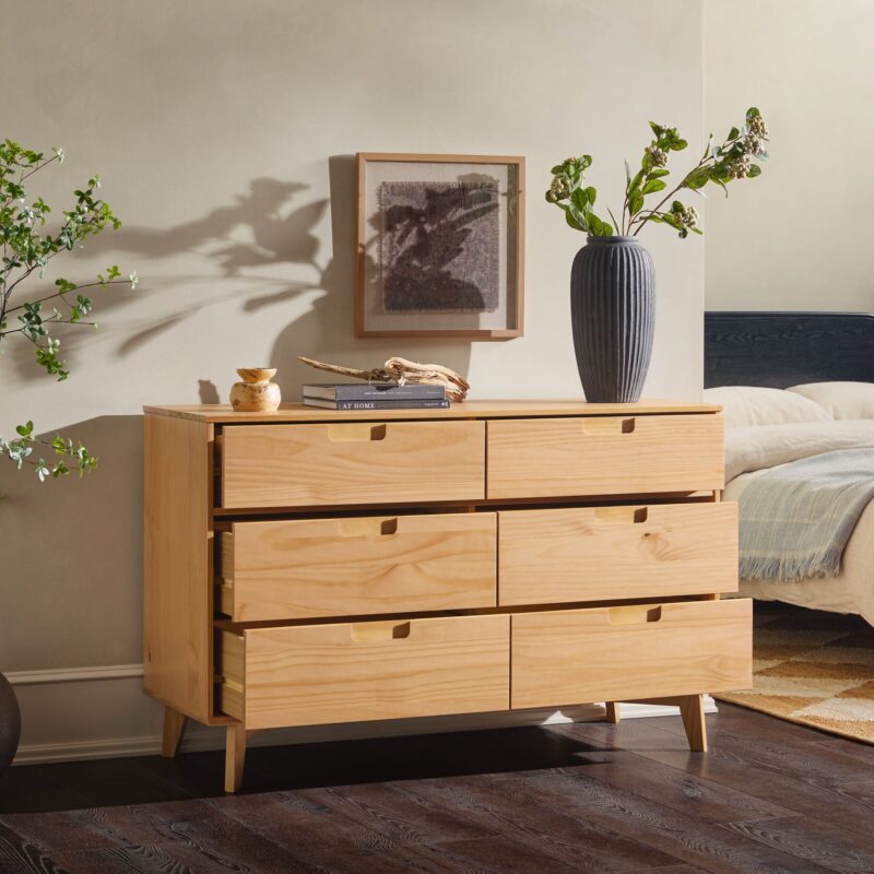 Sloane Mid Century Modern Solid Wood Dresser - Image 22