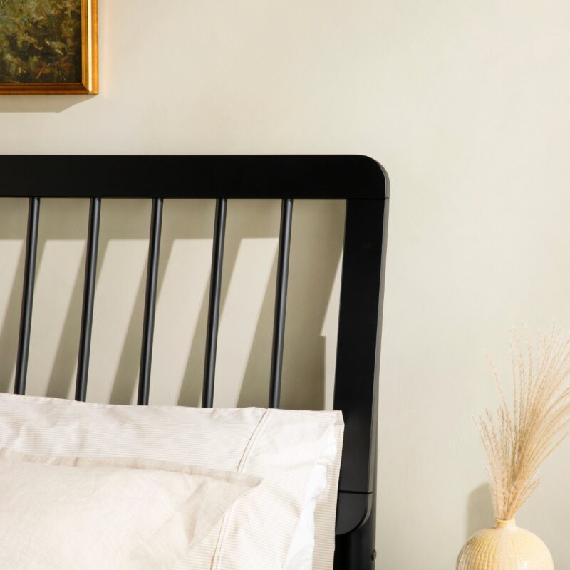 Cama Mid-Century Modern Solid Wood Spindle Bedframe - Image 17