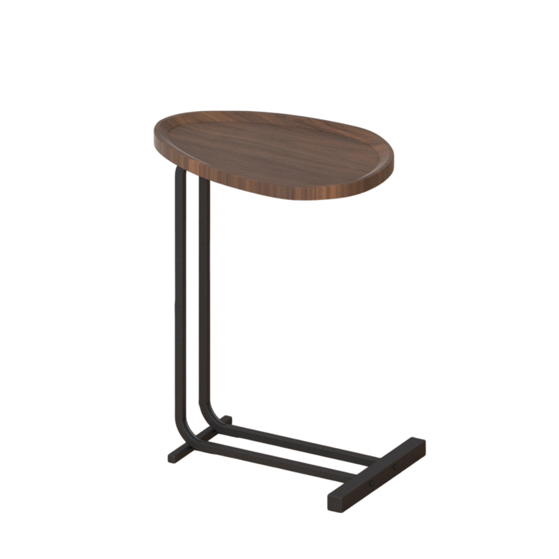 Walker Edison | C Shape End Table for Sofa and Bedside - Image 17