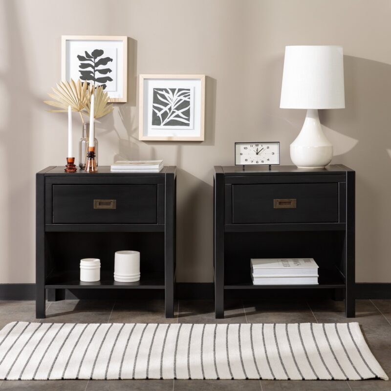Lydia Solid Wood Modern Contemporary Nightstand - Image 6