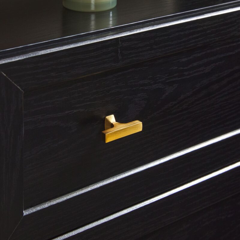 Clyde Modern Farmhouse Easy Assembly 2-Drawer Nightstand/Side Table - Image 11