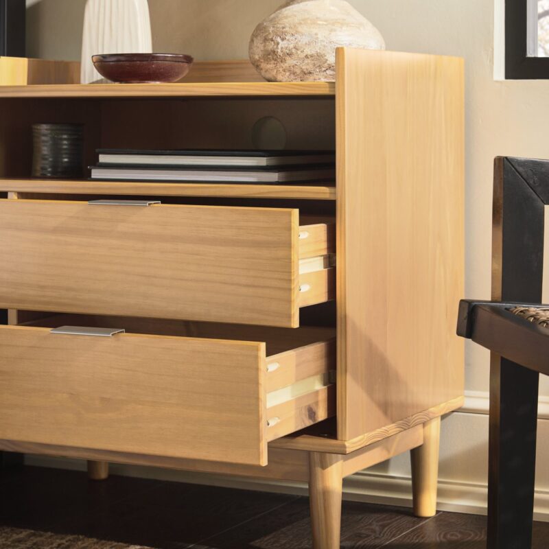 Lee Mid-Century Modern Wood Nightstand - Image 24