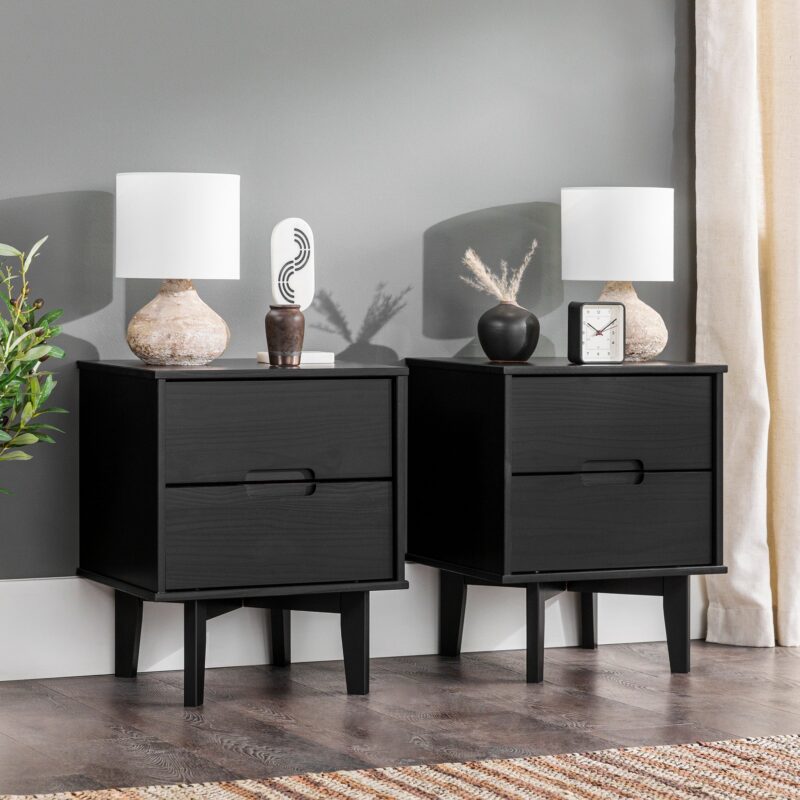 Sloane Mid Century Modern Solid Wood Nightstand - Image 26