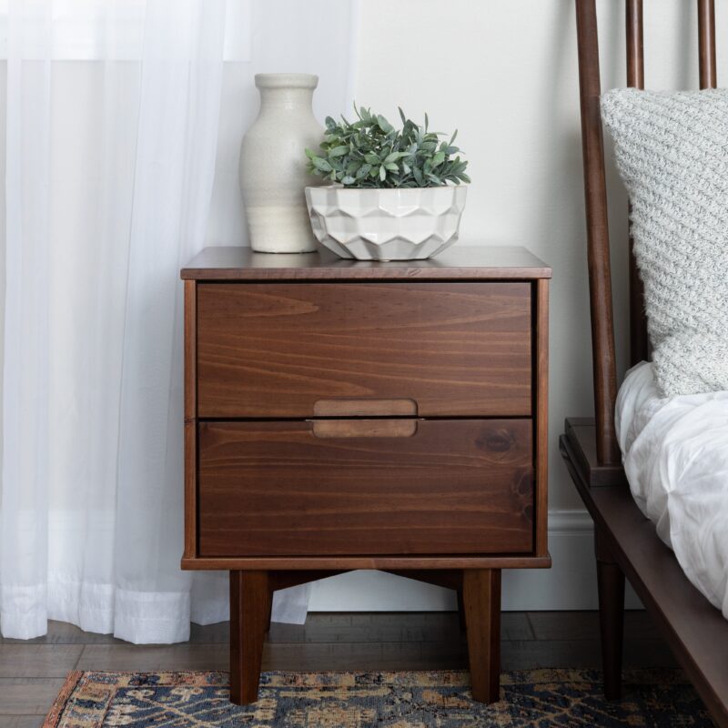 Sloane Mid Century Modern Solid Wood Nightstand - Image 6