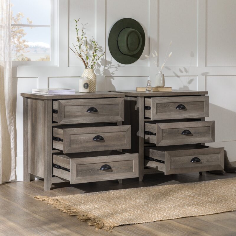 Odette Transitional Farmhouse Nightstand Collection - Image 9