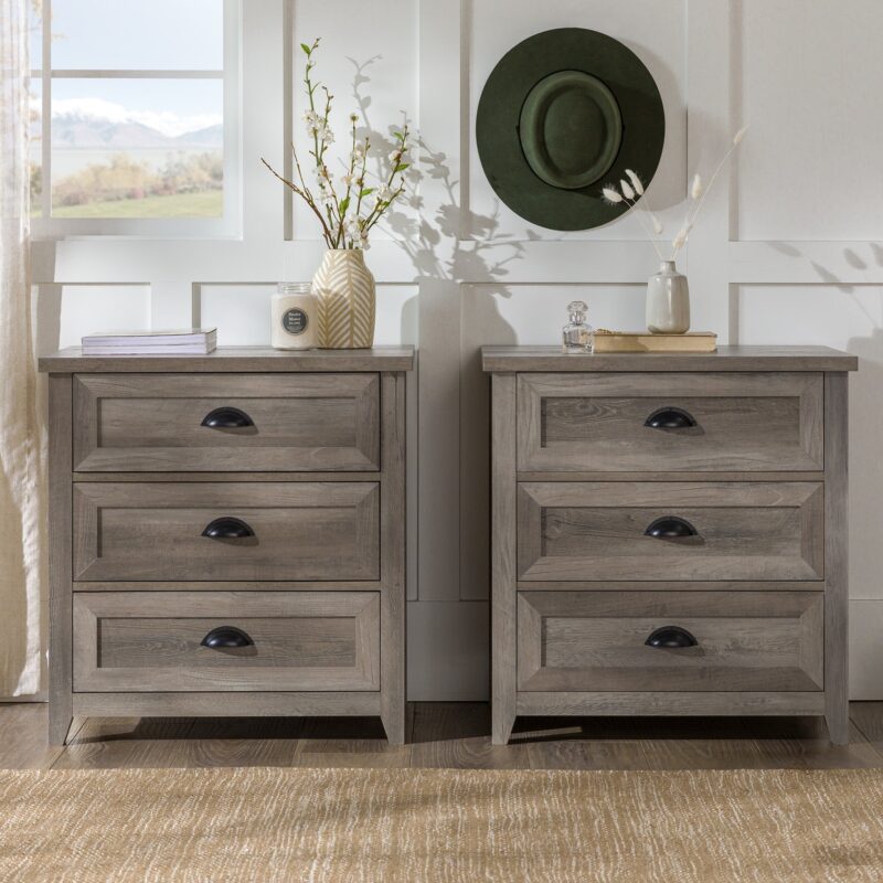 Odette Transitional Farmhouse Nightstand Collection - Image 8