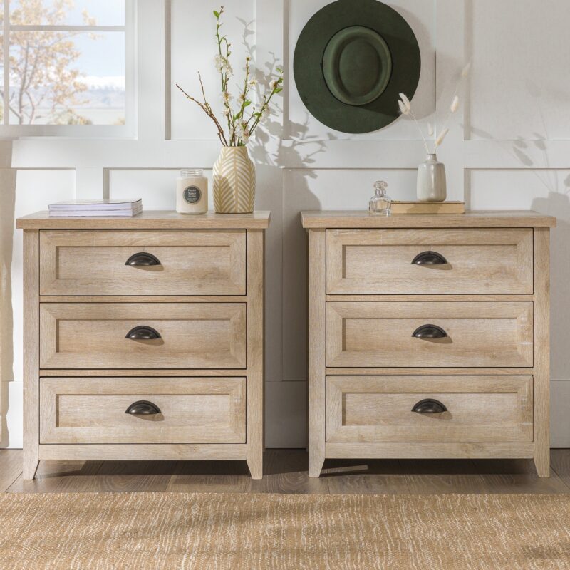 Odette Transitional Farmhouse Nightstand Collection - Image 10