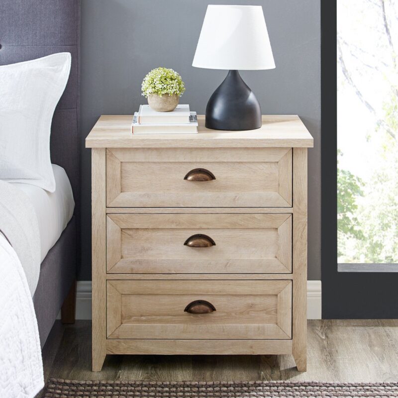 Odette Transitional Farmhouse Nightstand Collection - Image 7