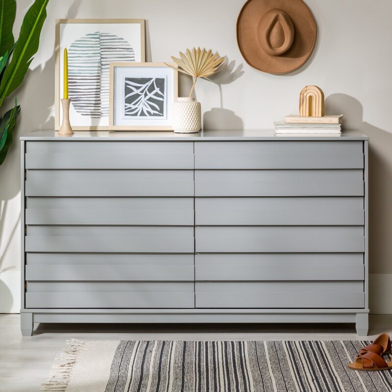 Priya 6-Drawer Solid Wood Dresser - Image 12
