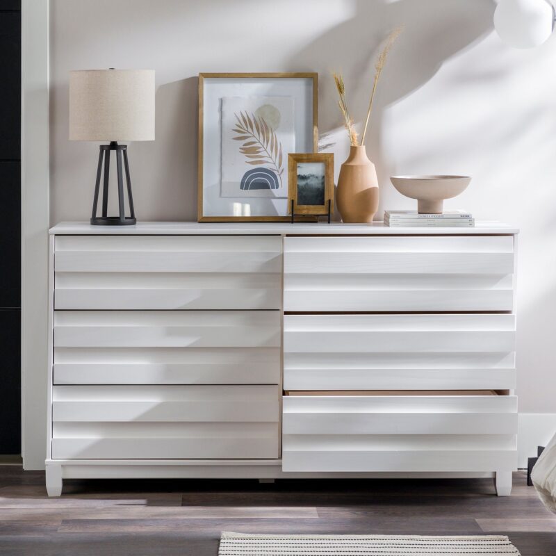 Priya 6-Drawer Solid Wood Dresser - Image 2