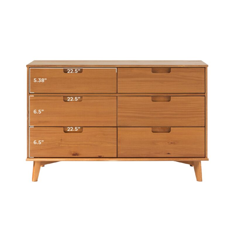 Sloane Mid Century Modern Solid Wood Dresser - Image 9