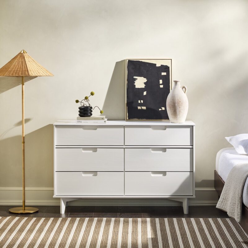Sloane Mid Century Modern Solid Wood Dresser - Image 3