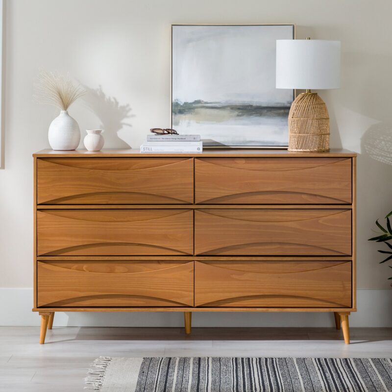Atticus Solid Wood Mid-Century Modern Dresser - Image 8