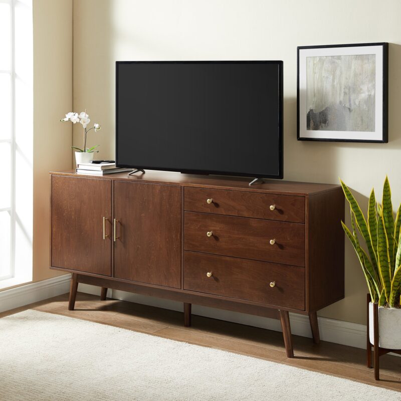 Mid-Century 70" Modern Console Buffet Sideboard - Image 2