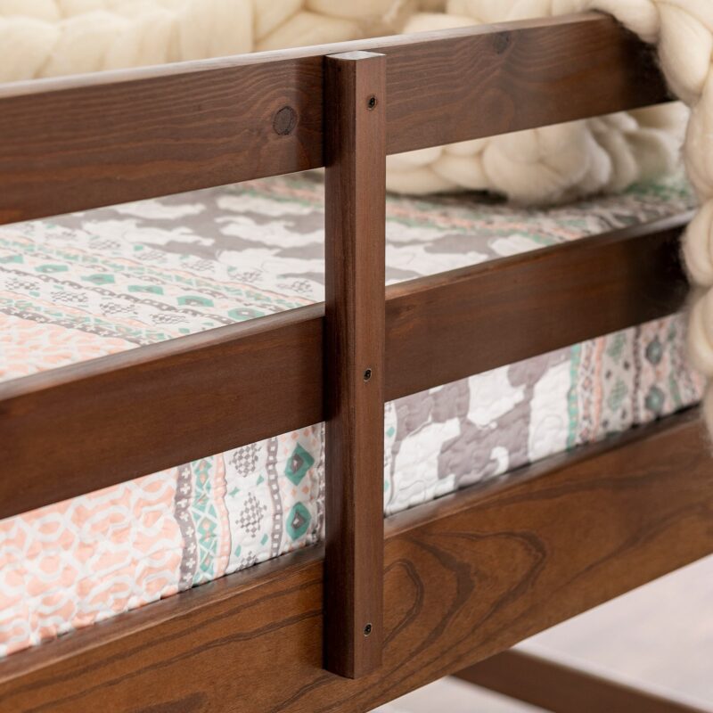 Cottage Classic Bunk Beds Jr. Twin Over Twin Solid Wood - Image 4