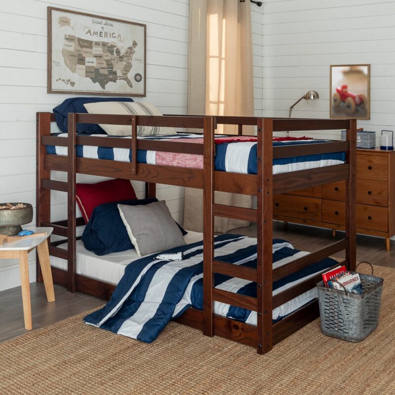 Cottage Classic Bunk Beds Jr. Twin Over Twin Solid Wood - Image 3