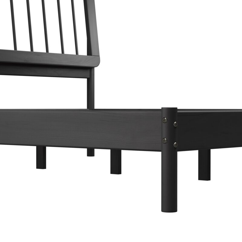 Cama Mid-Century Modern Solid Wood Spindle Bedframe - Image 34