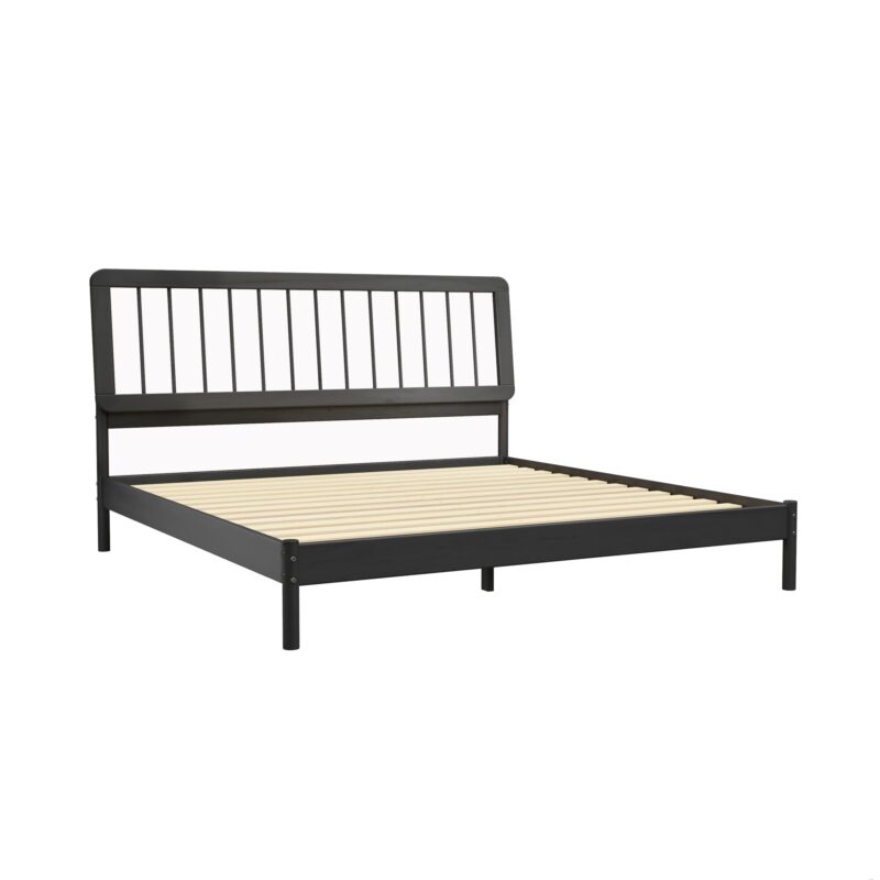 Cama Mid-Century Modern Solid Wood Spindle Bedframe - Image 30
