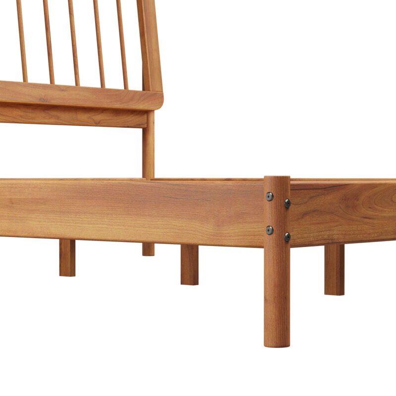 Cama Mid-Century Modern Solid Wood Spindle Bedframe - Image 26