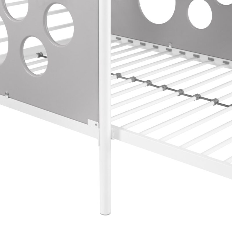 Devan 60" L-Shape Bunk Bed with Cut Out Panels - Image 12