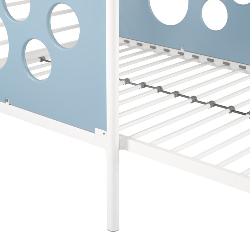 Devan 60" L-Shape Bunk Bed with Cut Out Panels - Image 7