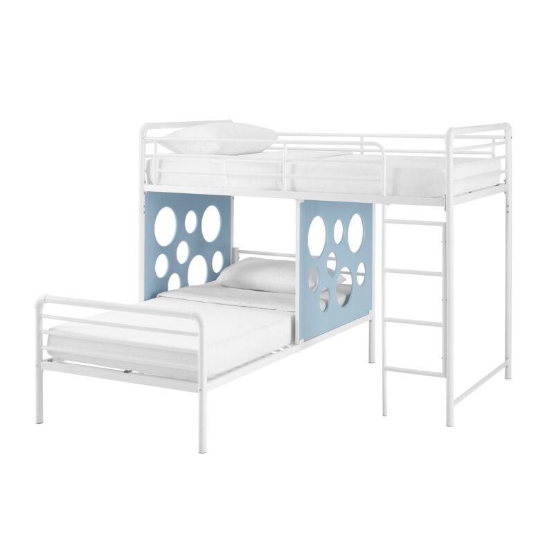 Devan 60" L-Shape Bunk Bed with Cut Out Panels - Image 6