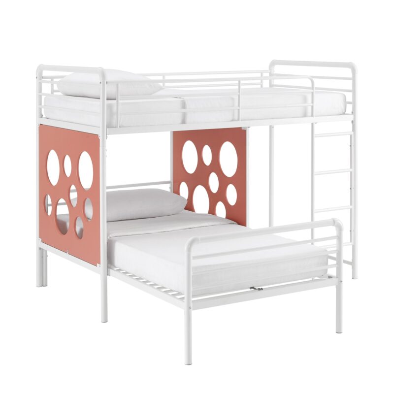 Devan 60" L-Shape Bunk Bed with Cut Out Panels - Image 15