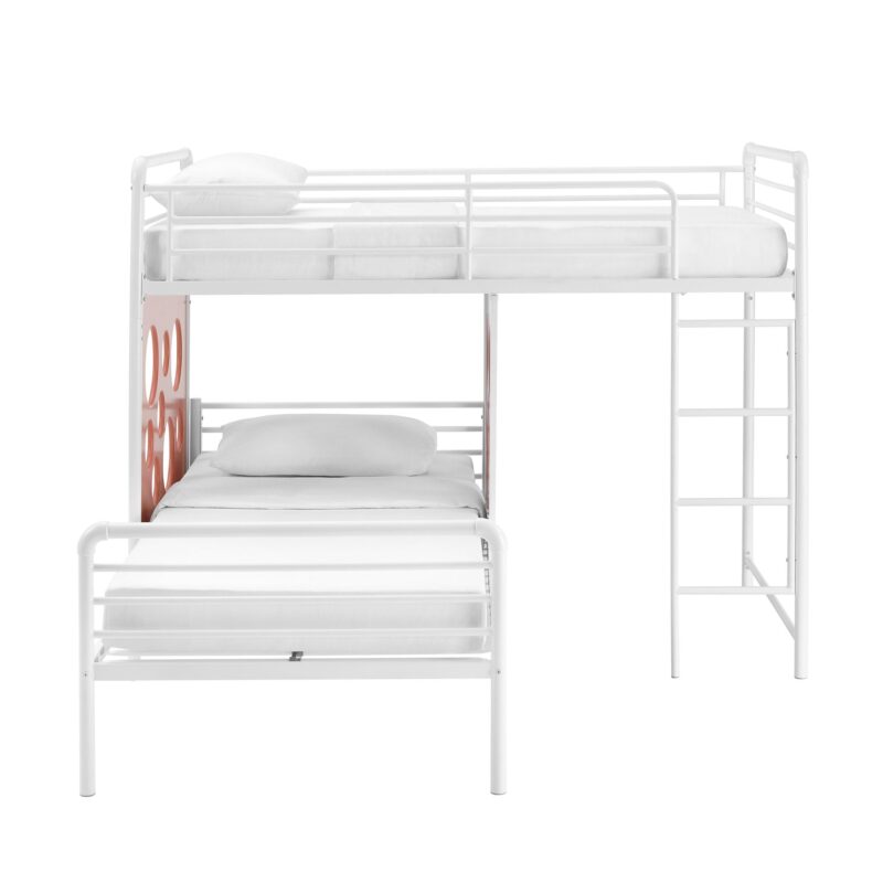 Devan 60" L-Shape Bunk Bed with Cut Out Panels - Image 17