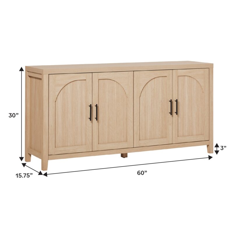 Sasha Modern Reeded Sideboard / TV Stand - Image 21