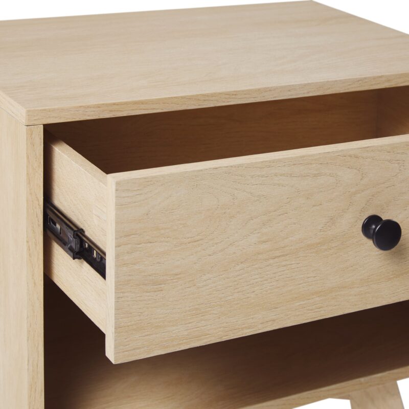 Mid-Century Frans Modern 1-Drawer Nightstand - Image 8
