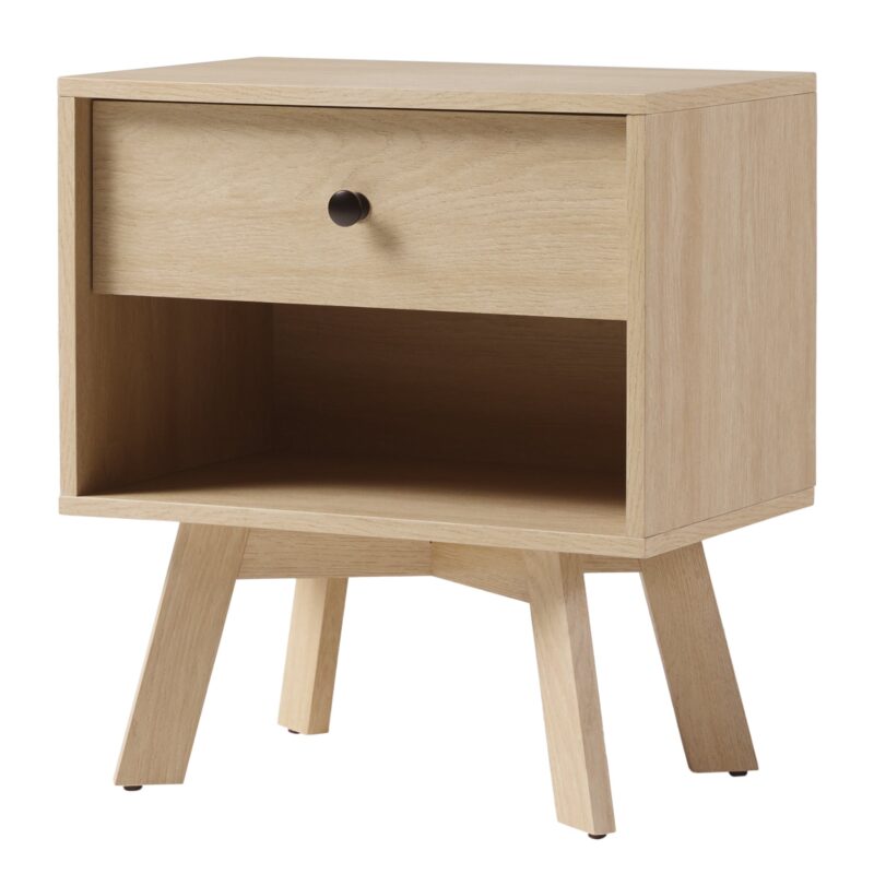 Mid-Century Frans Modern 1-Drawer Nightstand - Image 7