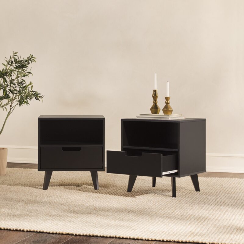 Sloane Hans Mid-Century Modern Angle-Leg Nightstand - Image 20