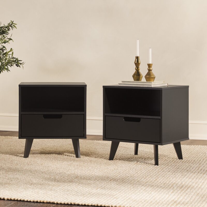 Sloane Hans Mid-Century Modern Angle-Leg Nightstand - Image 18